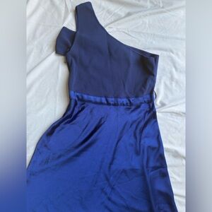 Ted Baker Midnight Blue One-Shoulder Dress